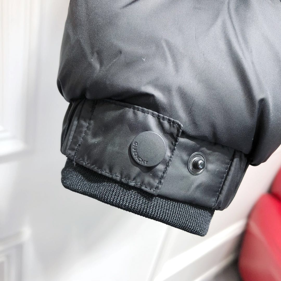 Givenchy Logo Down Jacket In Black