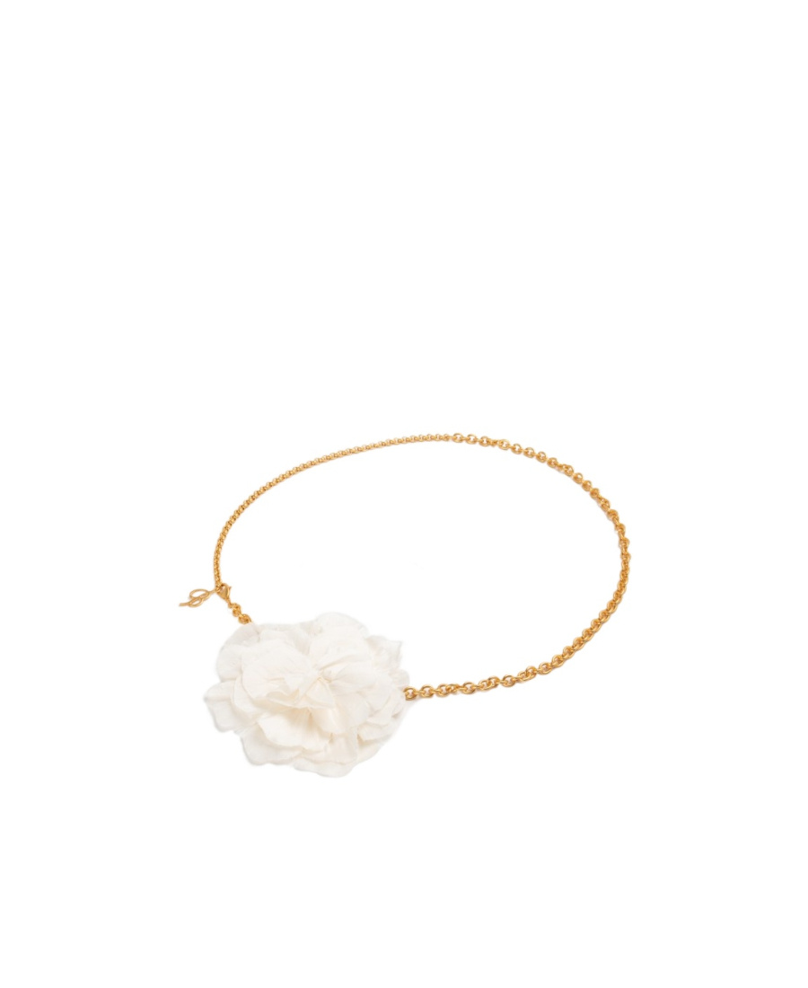 Blumarine Chain Belt In White