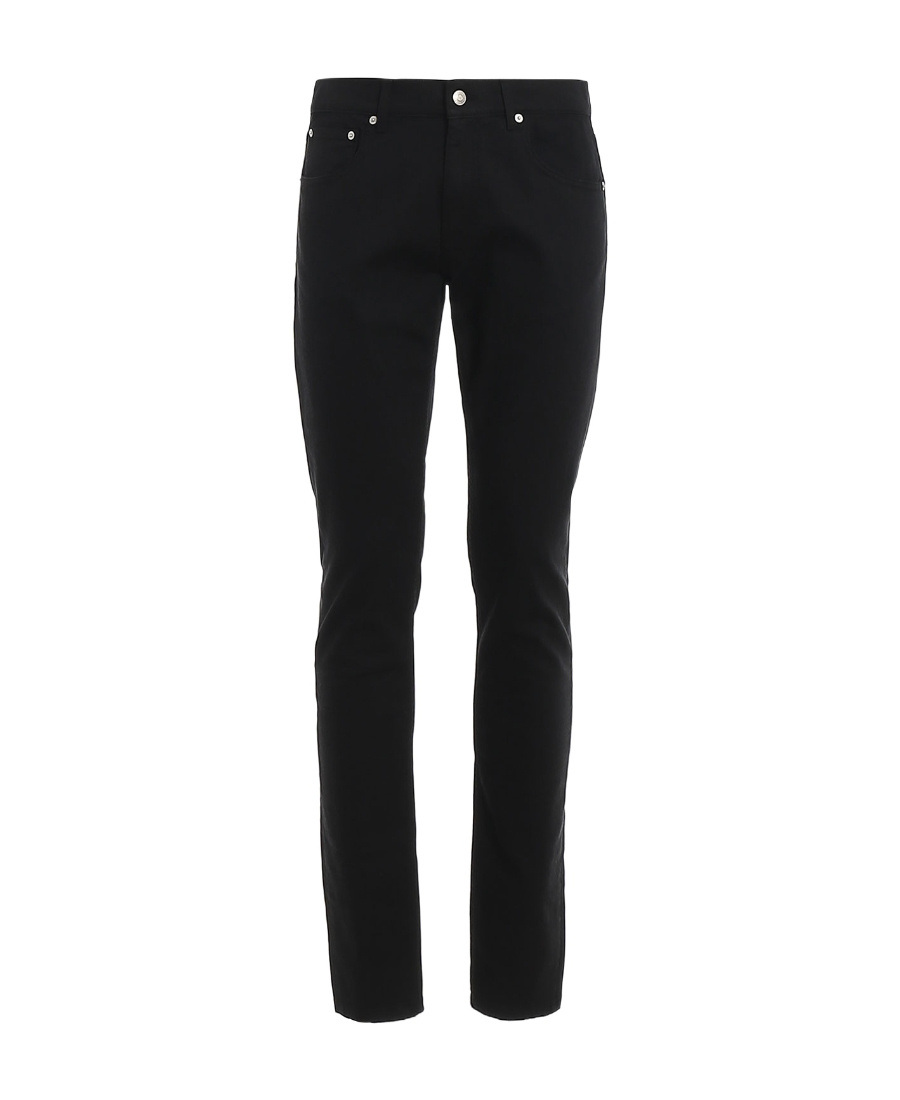 Alexander Mcqueen Trousers Denim Five Pockets In Black