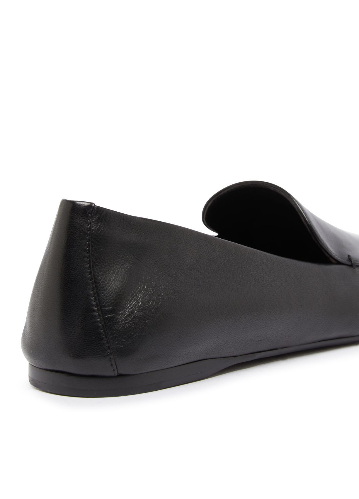 Khaite Black Nappa Leather Monroe Loafers In Black