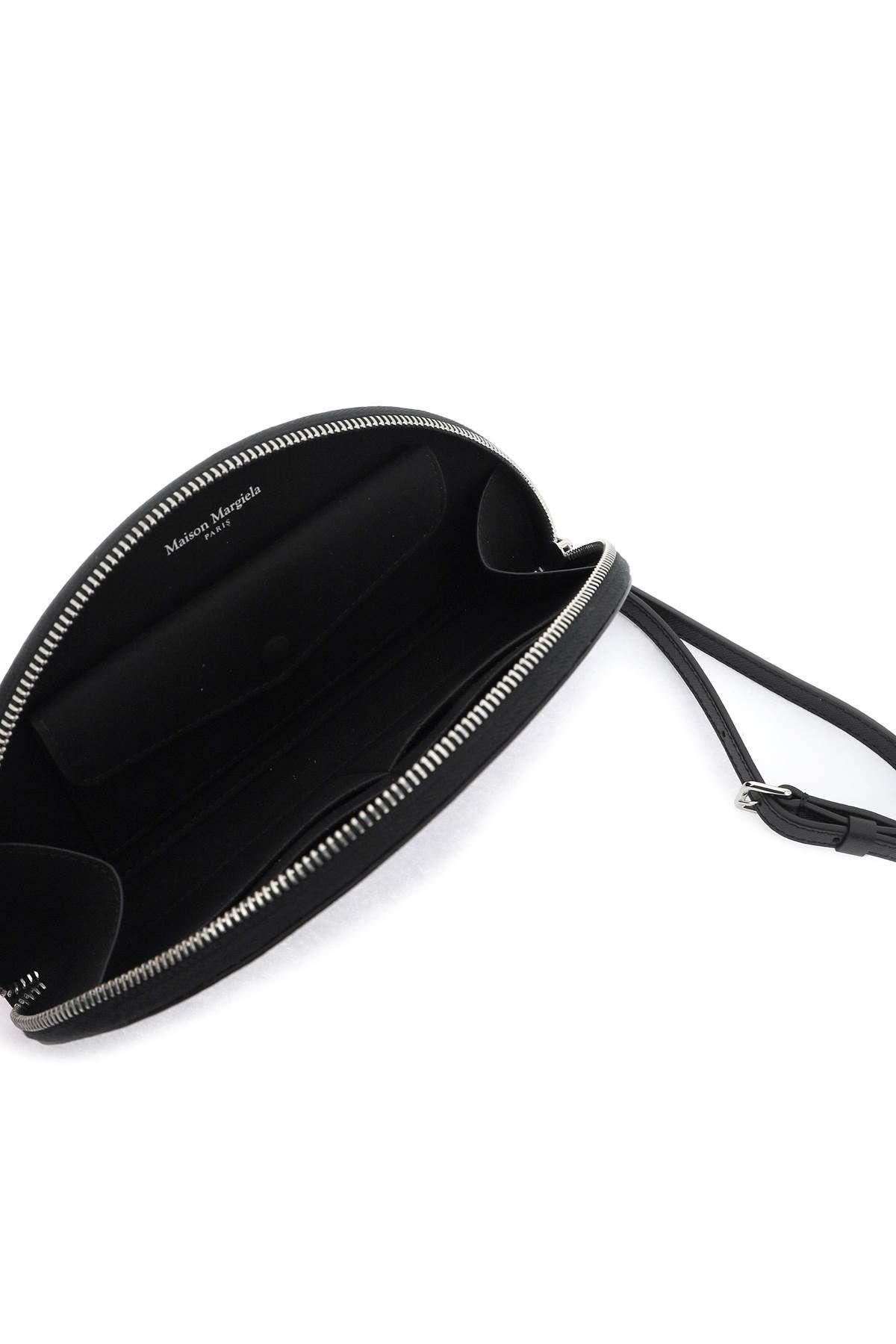 Maison Margiela Four Stitches Leather Wallet In Black