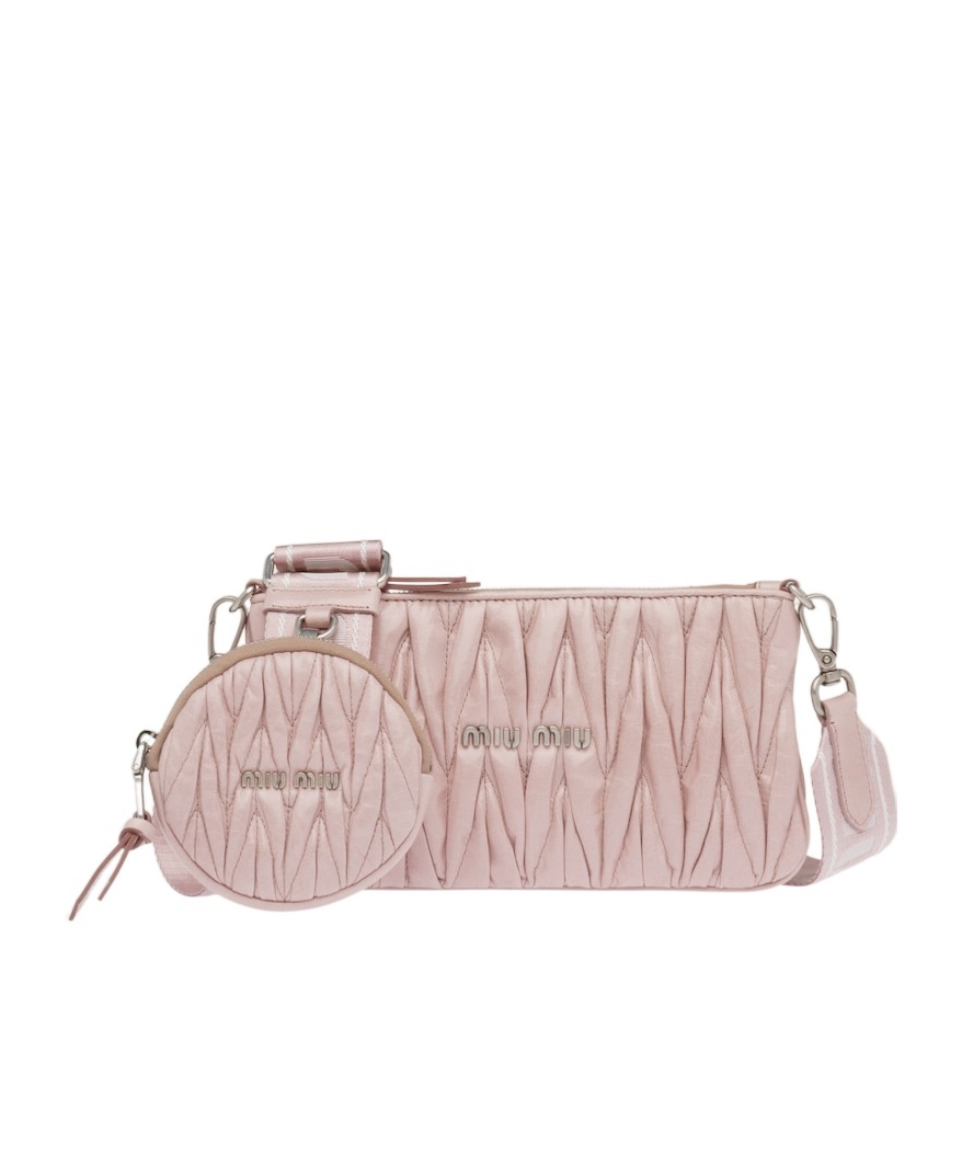 MIU MIU SHINE MATELASS� SHOULDER BAG 