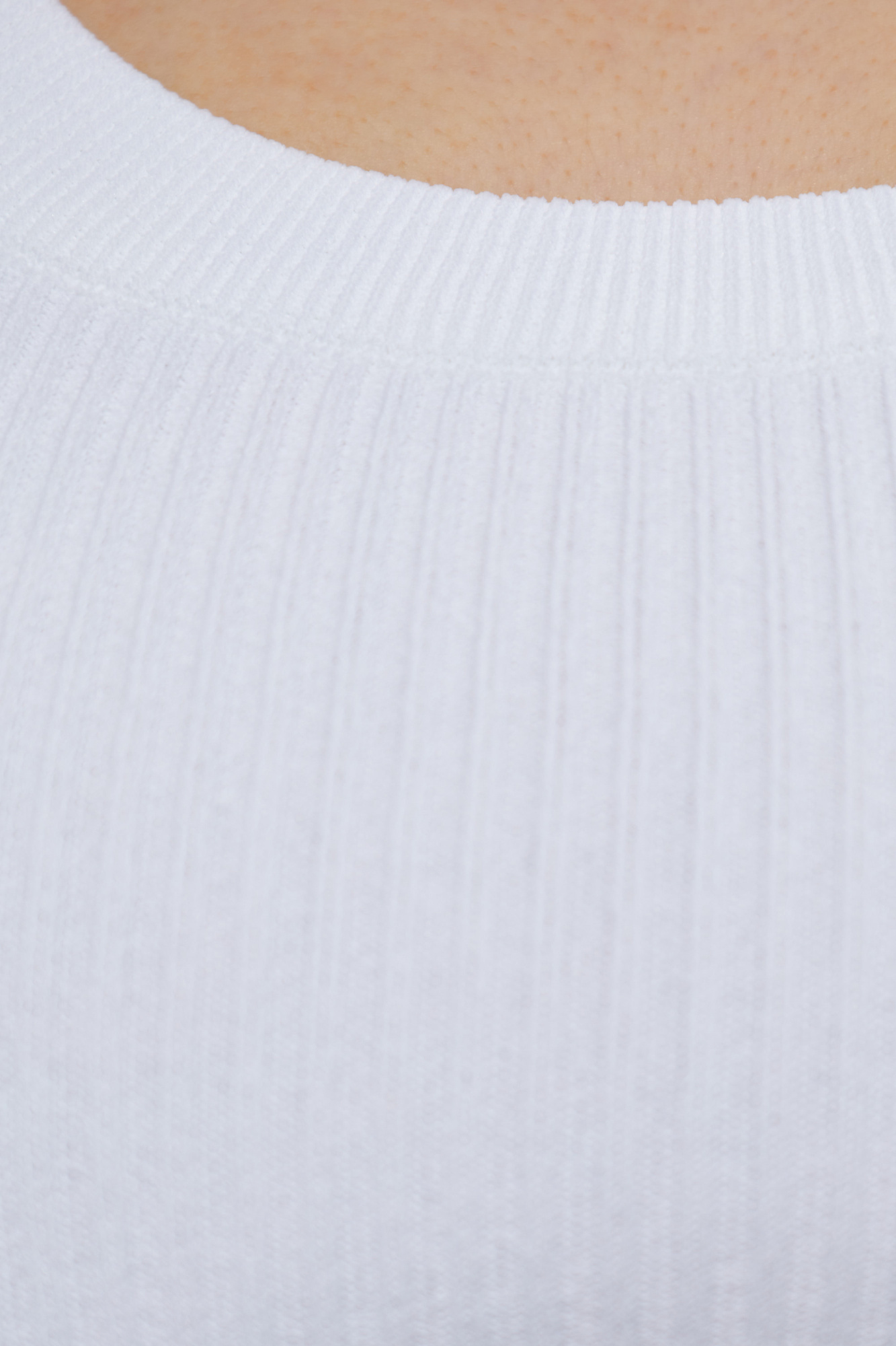 Alaïa Sleeveless Tank Bodysuit In White
