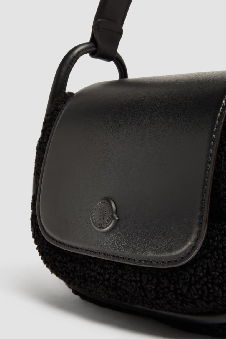 Shop Moncler Tiarna Mini Bag In Black