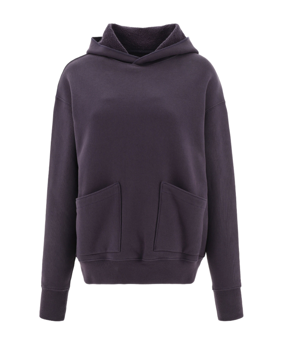 Maison Margiela Pouch-pockets Cotton Hoodie In Black