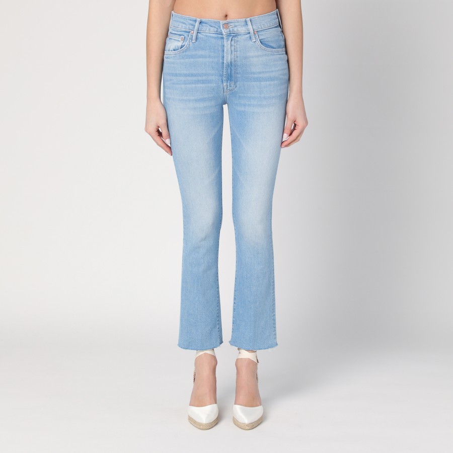 Mother Flared Jeans In Blue