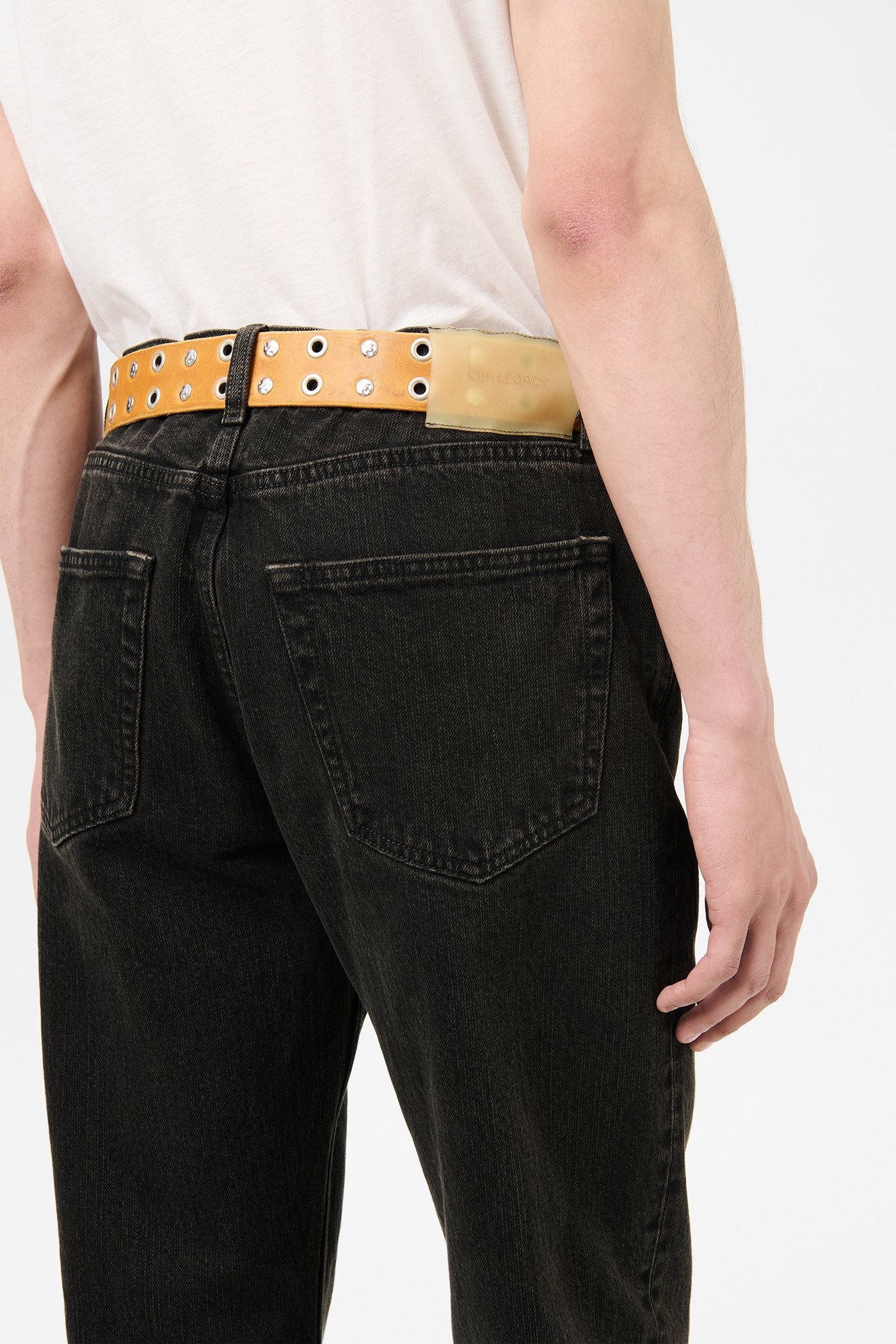 Our Legacy Chain Twill Denim In Black