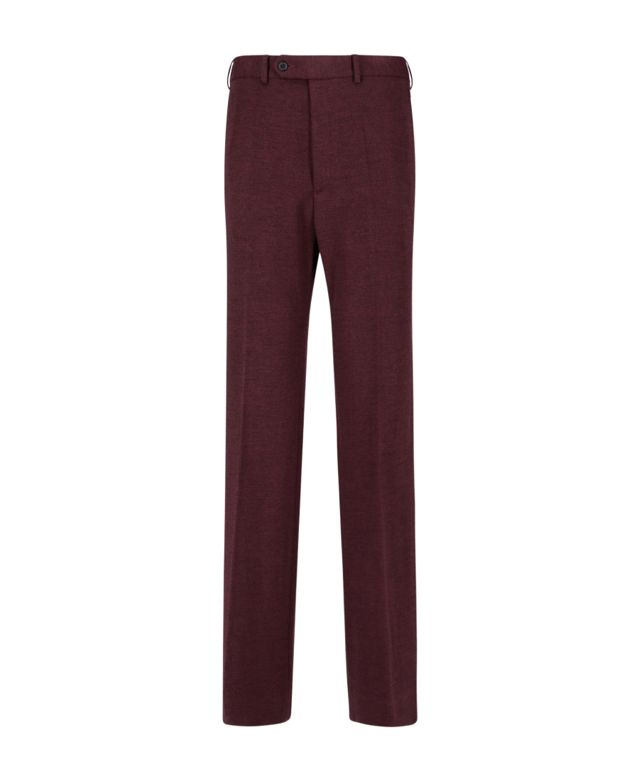 Maison Margiela High-waisted Wide Leg Trousers In Red