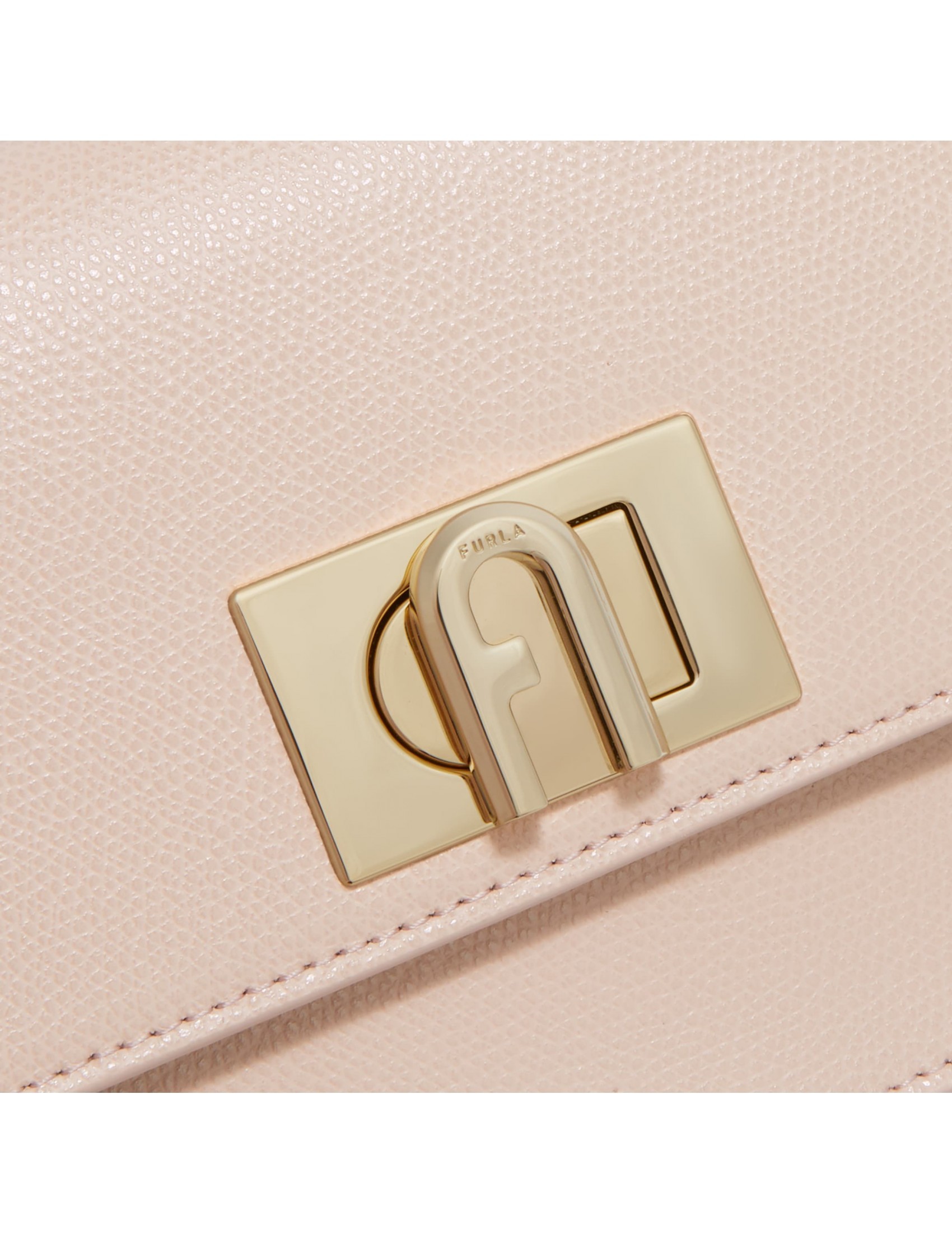 Furla 1927 Mini Leather Shoulder Bag Color Azalea In Pink