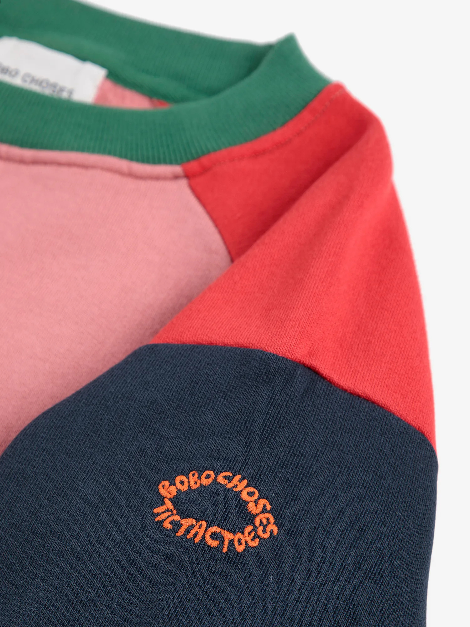 Bobo Choses Tic Tac Toe Color Block Sweatshirt In Multi