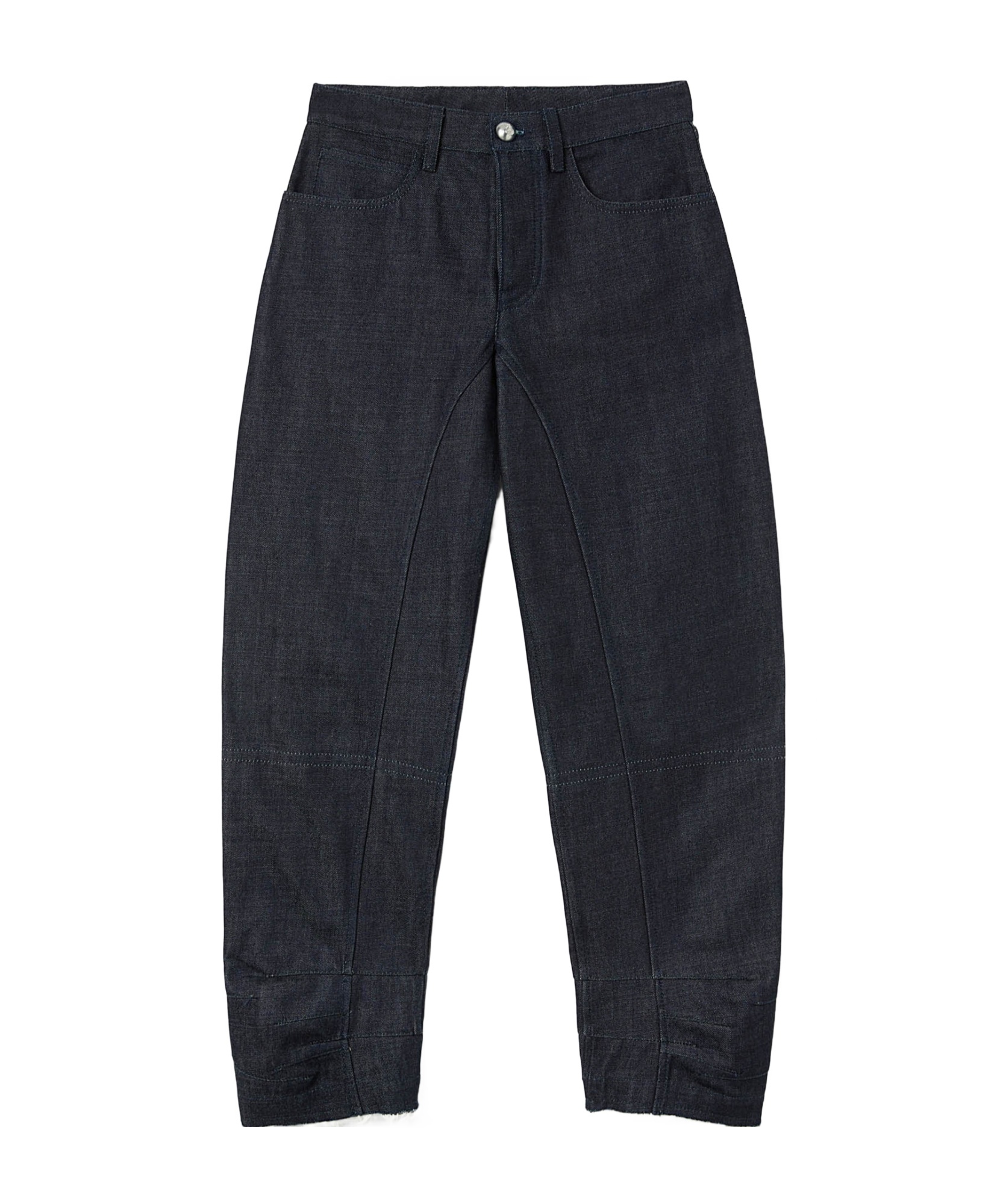Shop Jil Sander Denim Trousers In Black