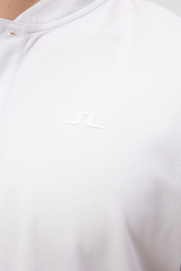 J. Lindeberg Logo Polo Shirt In White