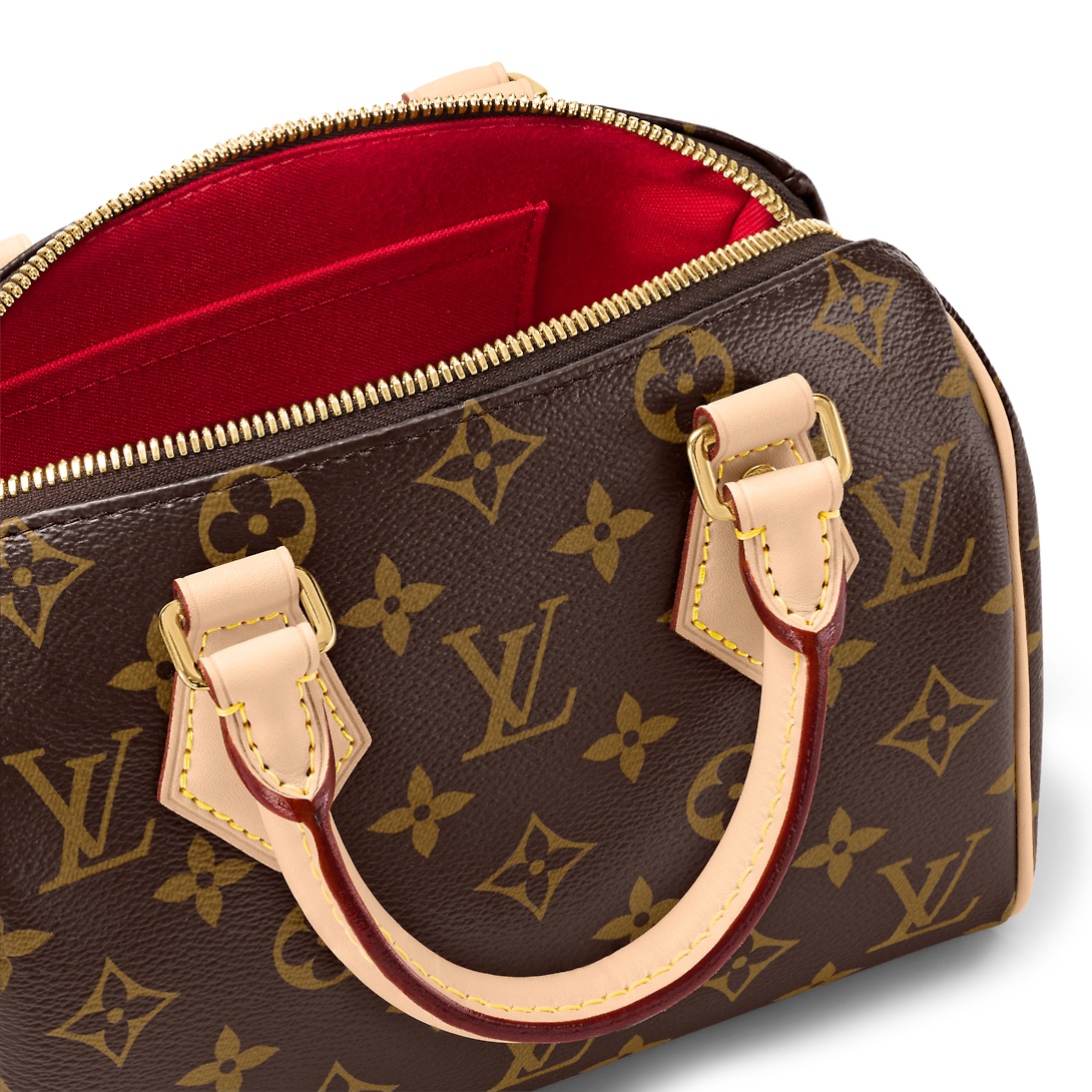 Pre-owned Louis Vuitton Speedy Bandouliere 20 Shoulder Bag In Brown