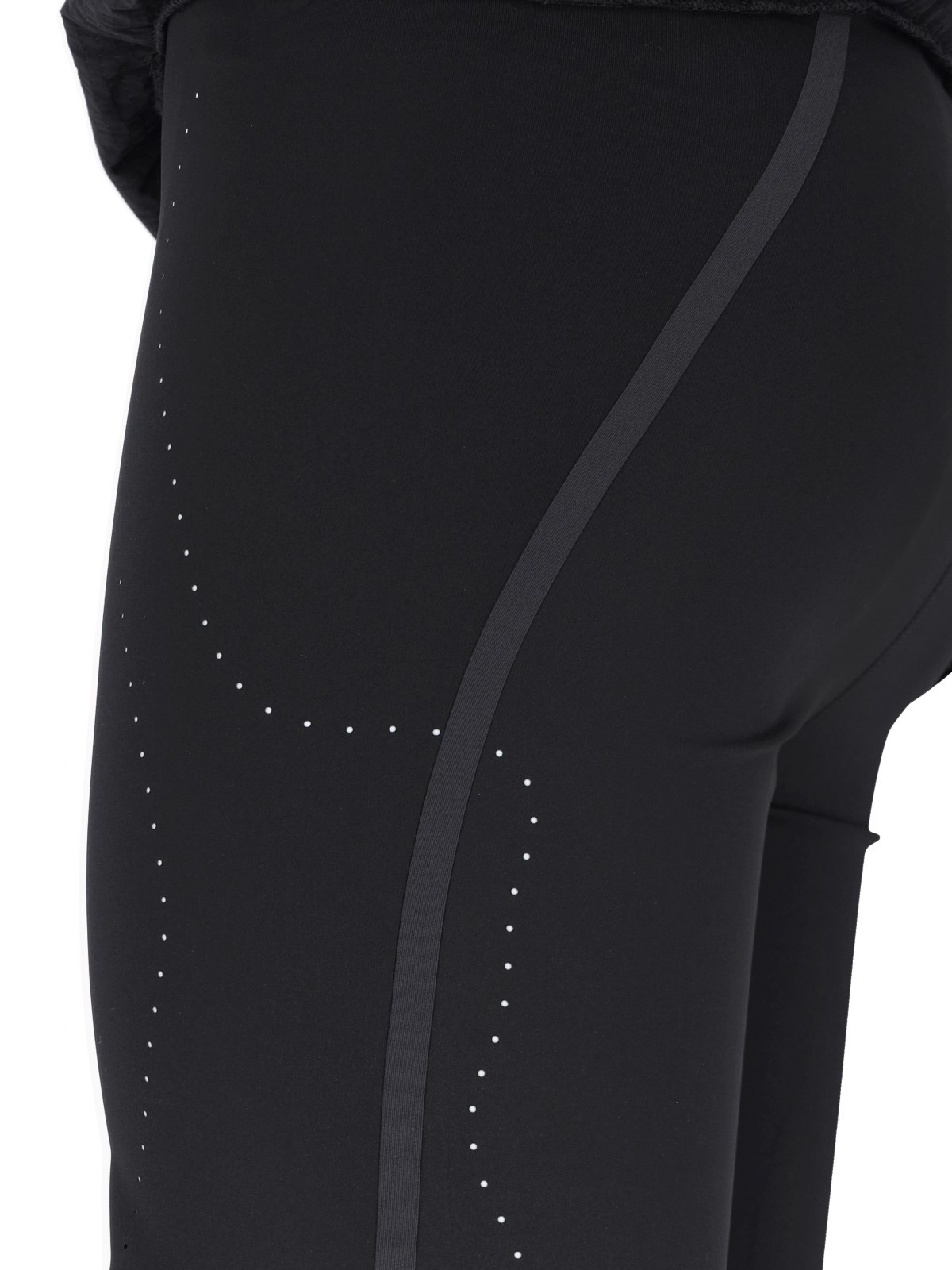 Y-3 Logo-printed Mesh Skort In Black