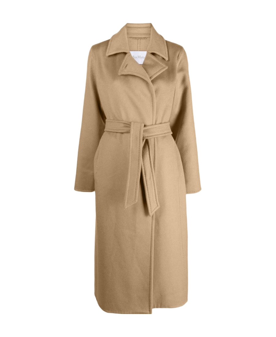 Max Mara Coat In Nude
