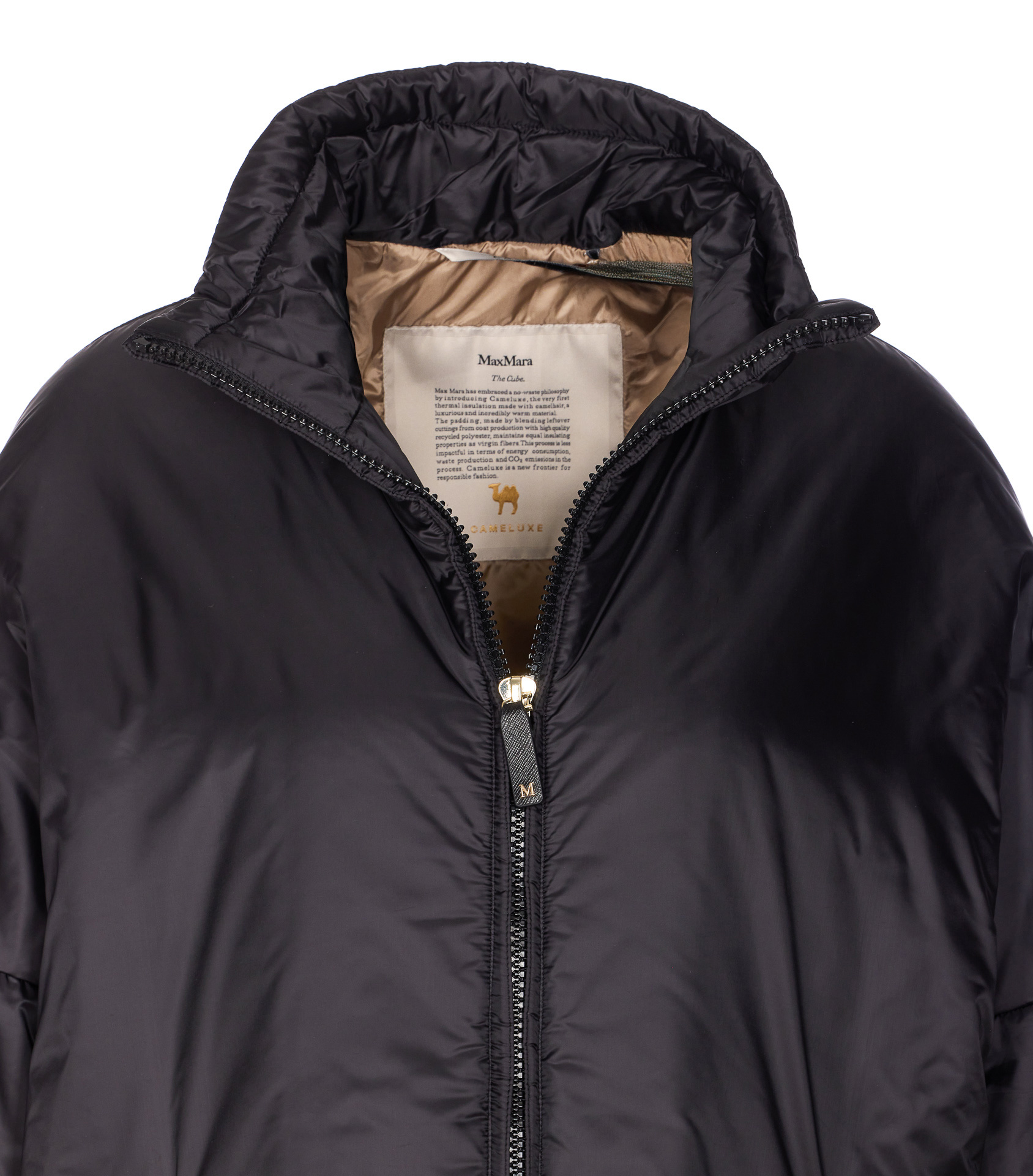 Max Mara The Cube Paris Padded Jacket In Black