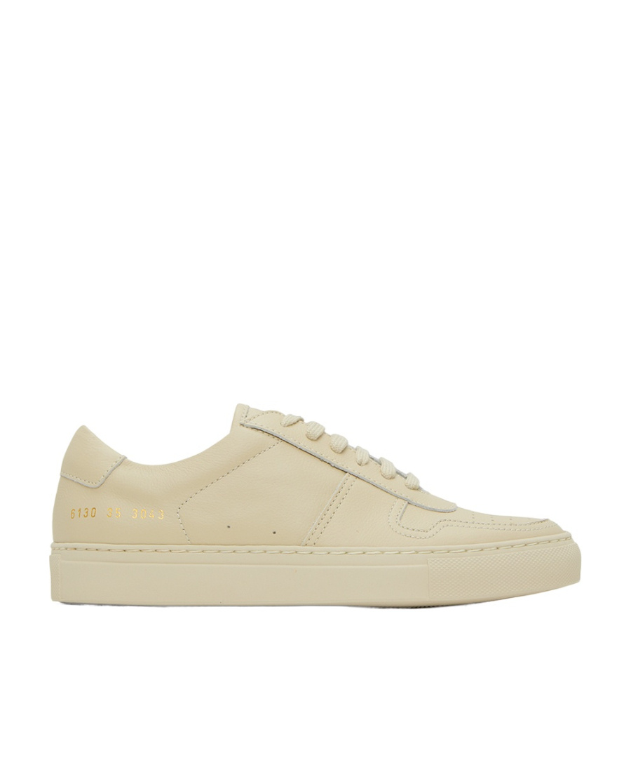 Common Projects Beige Bball Low Sneakers In Nude