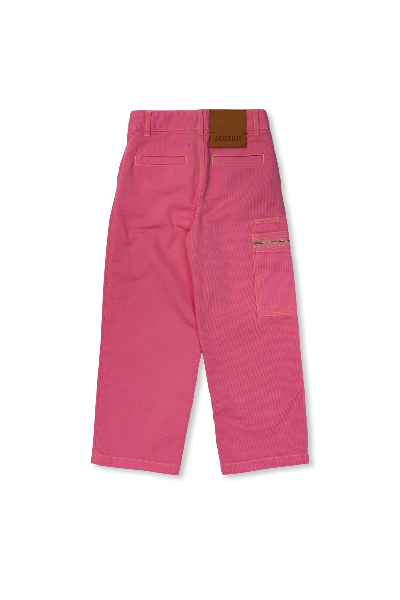Jacquemus Wide-leg Jeans In Pink