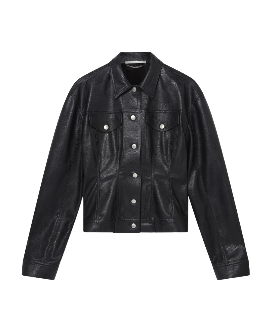Stella Mccartney Fitted Button-up Jacket In Black