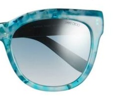 Jimmy Choo Logo Sunglasses In Multicolor