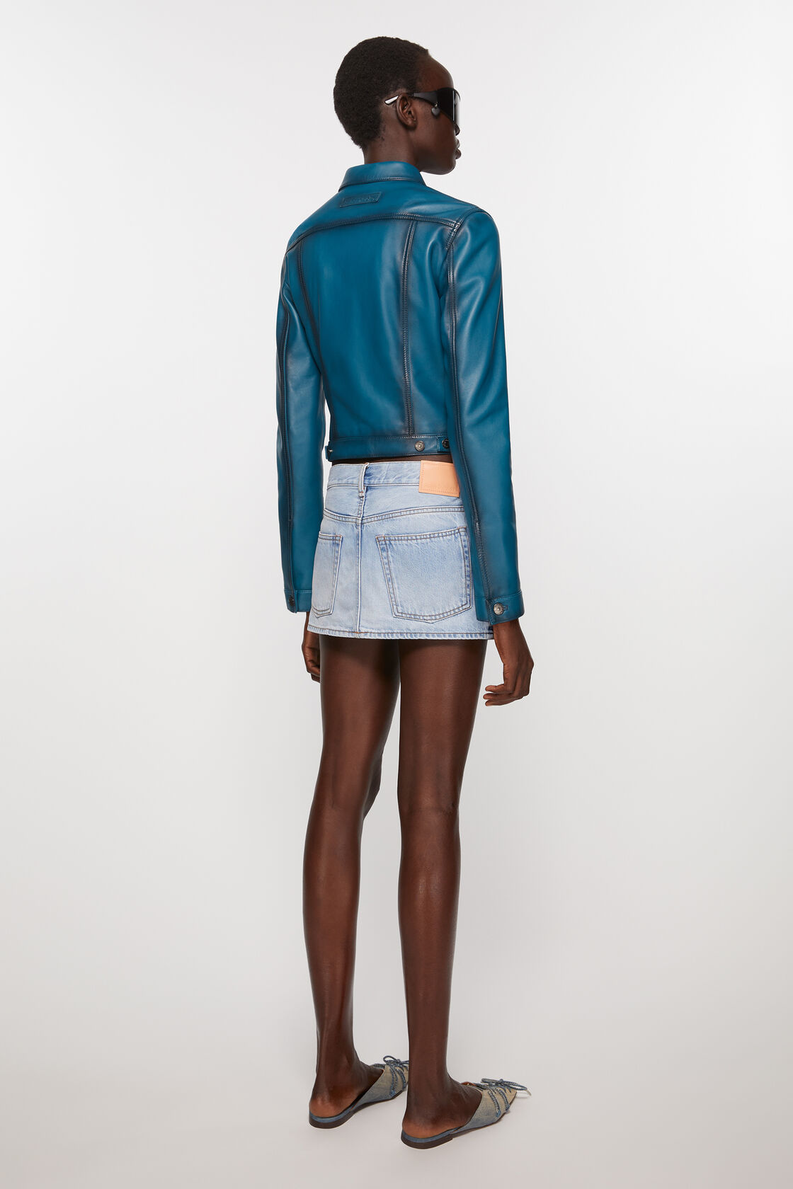 Acne Studios Denim Skirt In Blue
