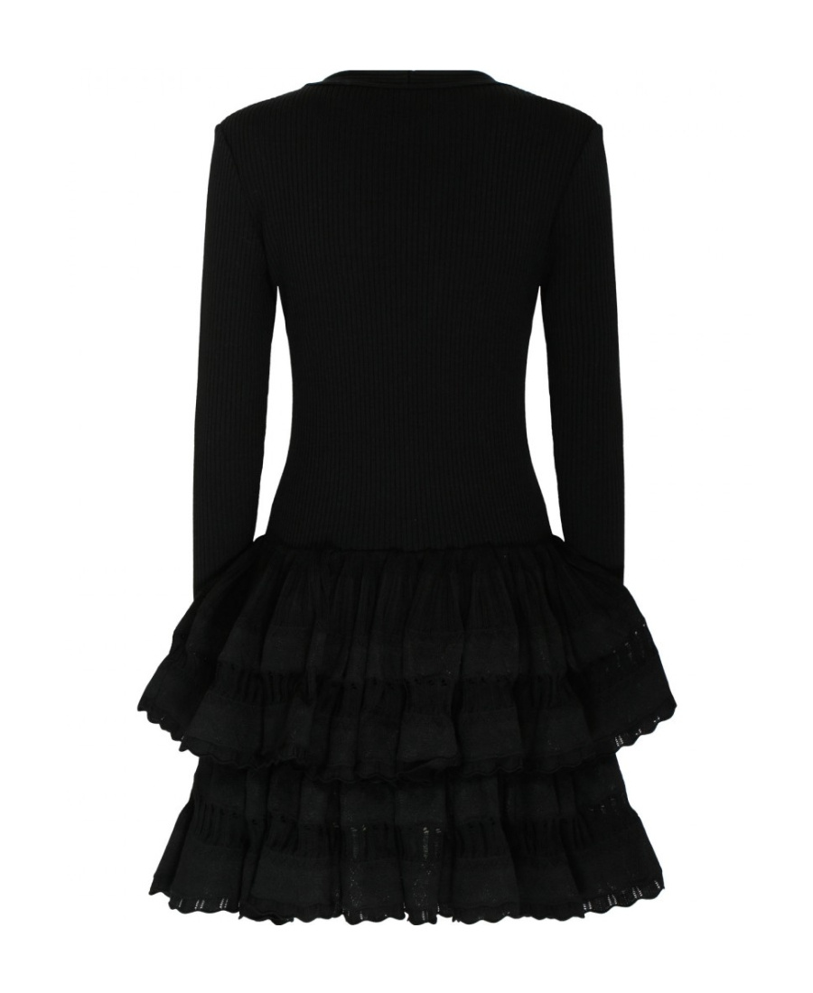 ALAÏA RUFFLED DRESS