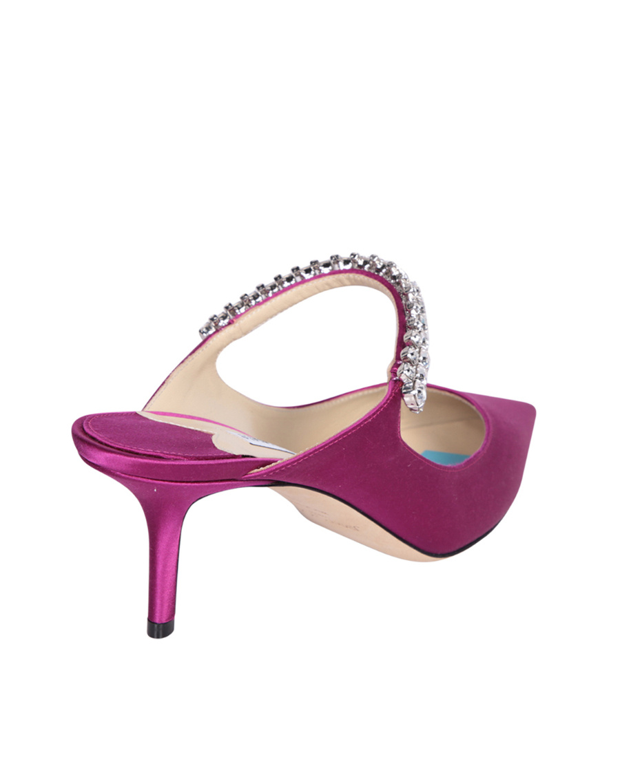 Jimmy Choo Pointed High-heeled Muller Shoes In Pink