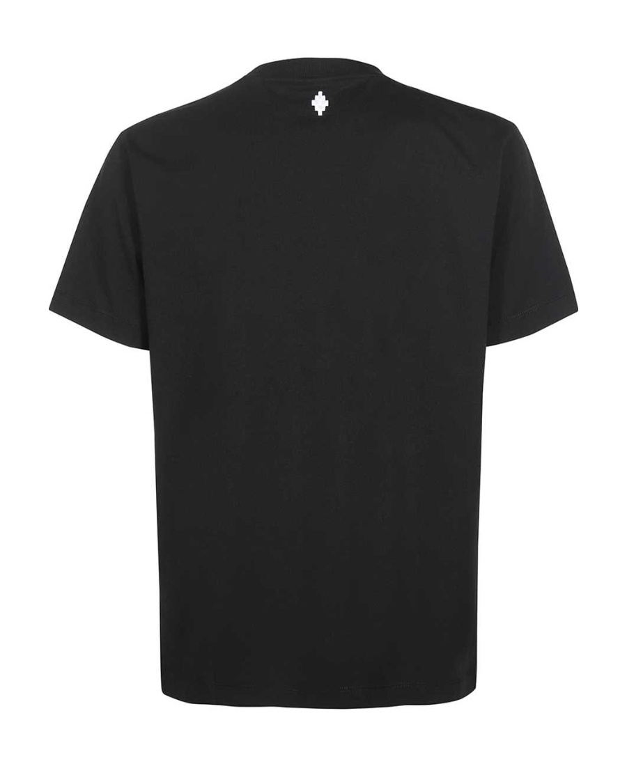 Marcelo Burlon County Of Milan Logo-print Cotton T-shirt In Black