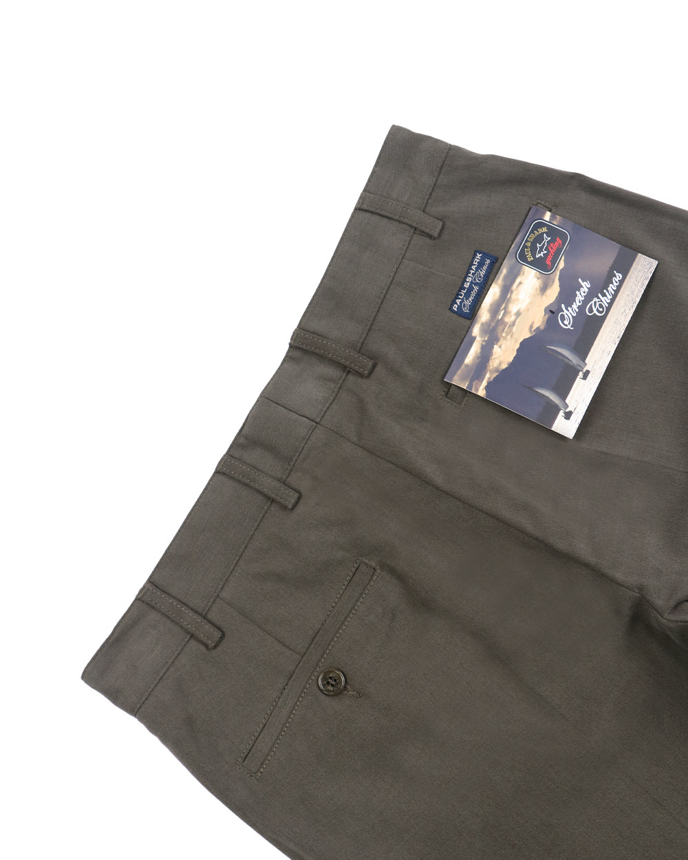 Paul & Shark Straight Casual Pants In Black