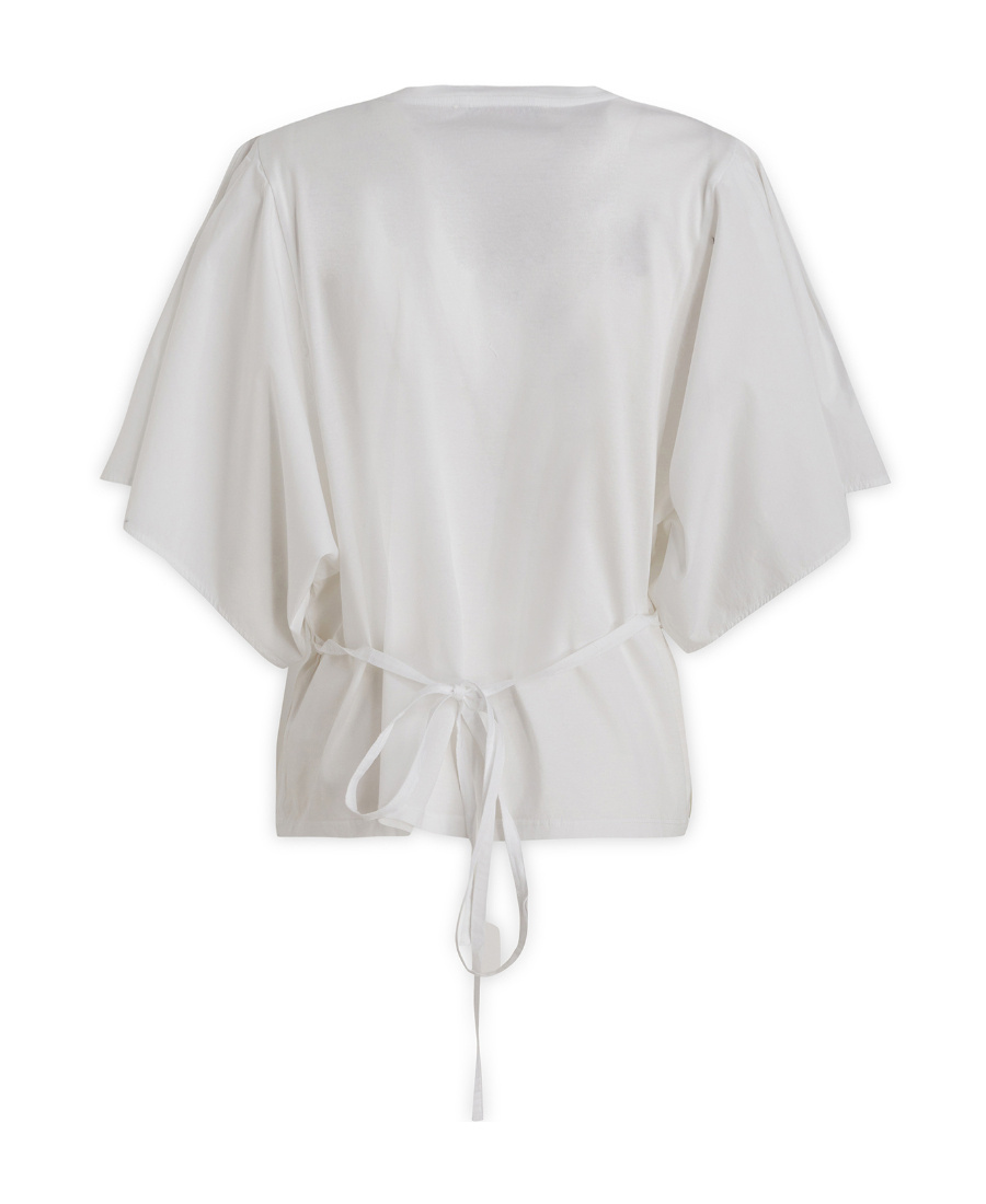 Jucca T-shirt With Round Neck And Short Sleeves In White