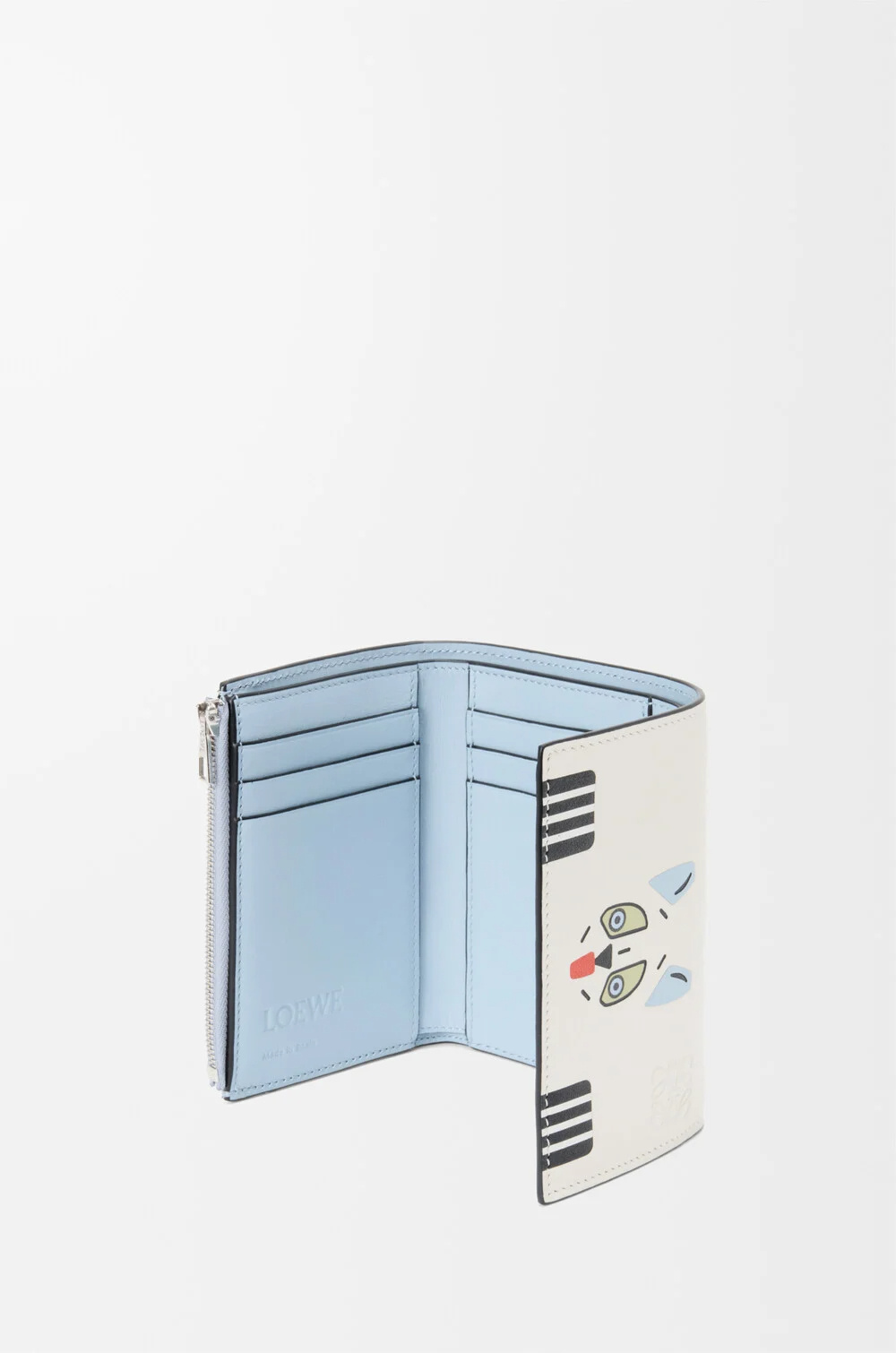 Loewe Logo Vertical Wallet In Multi