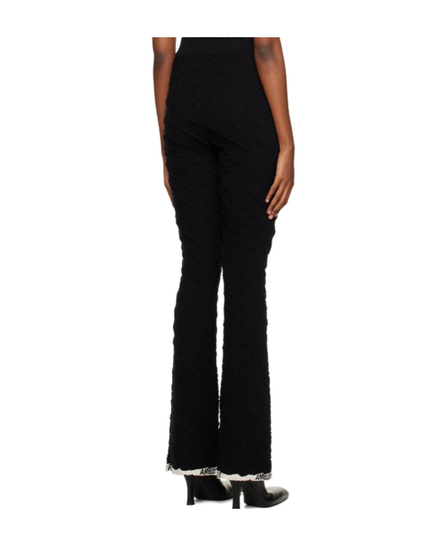Ambush Black Monogram Lounge Pants In Black