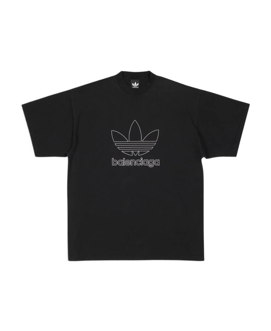BALENCIAGA T-SHIRT BALENCIAGA / ADIDAS OVERSIZE IN NERO