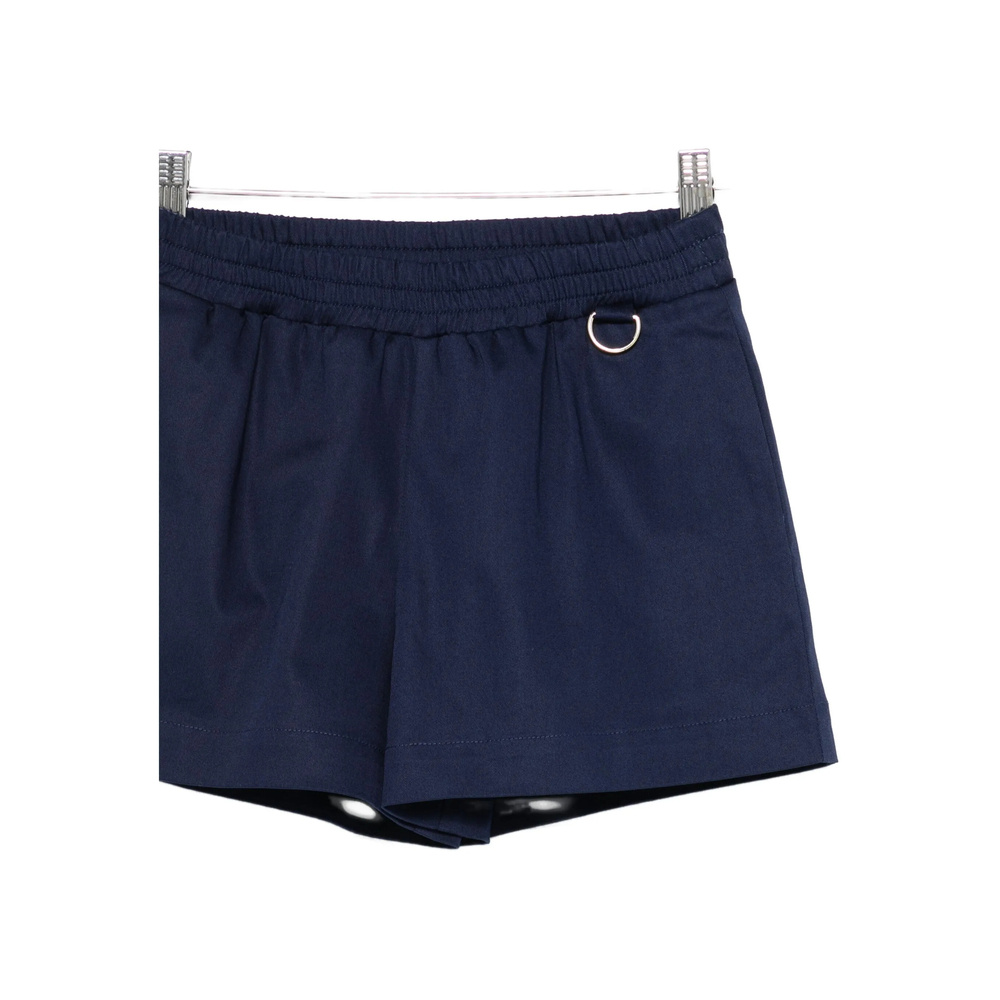 Fendi Elastic Waist Shorts In Blue