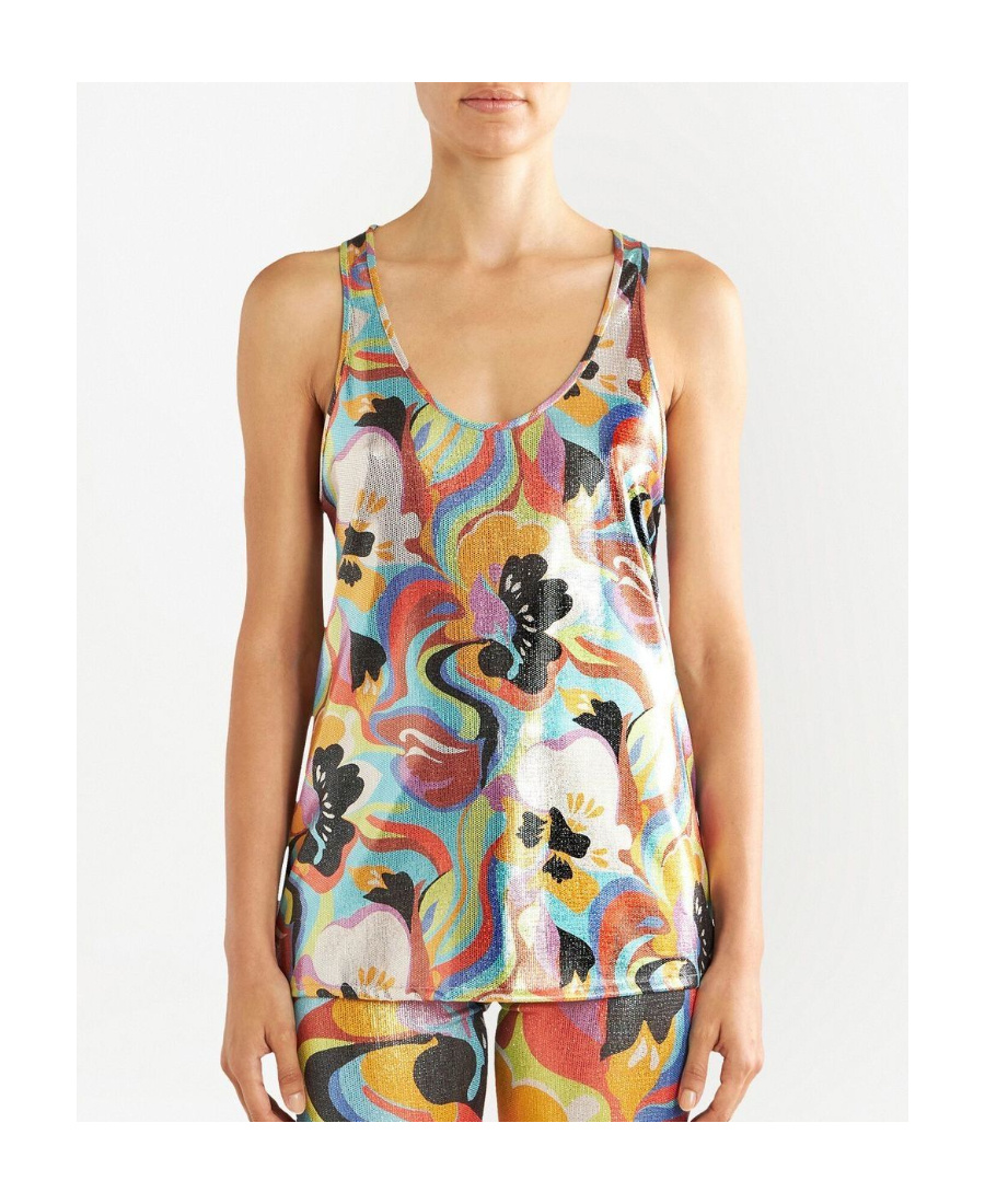 Etro Multi-coloured Floral Pattern Top In Multicolor