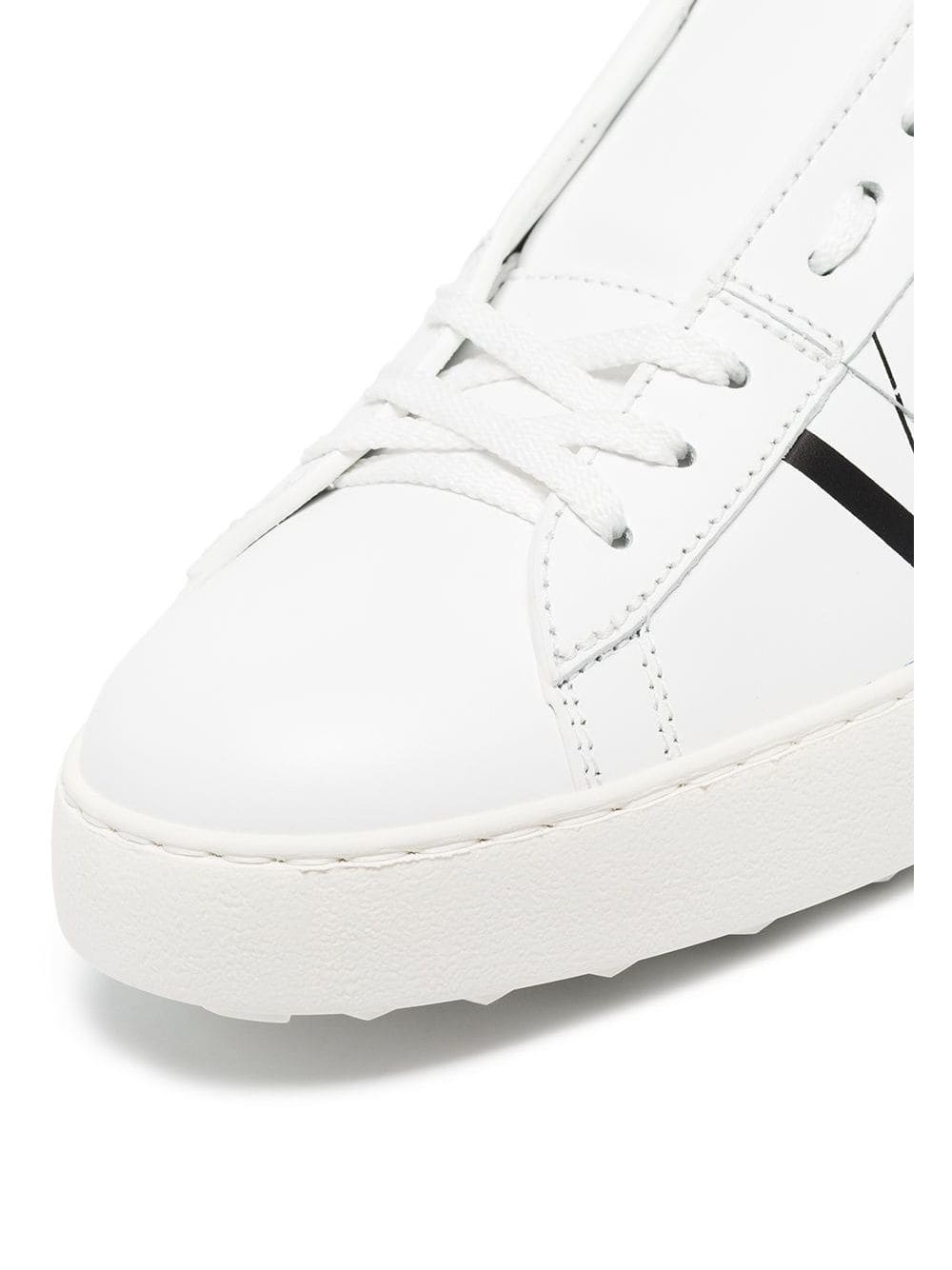 Valentino Vltn Open Sneakers In White