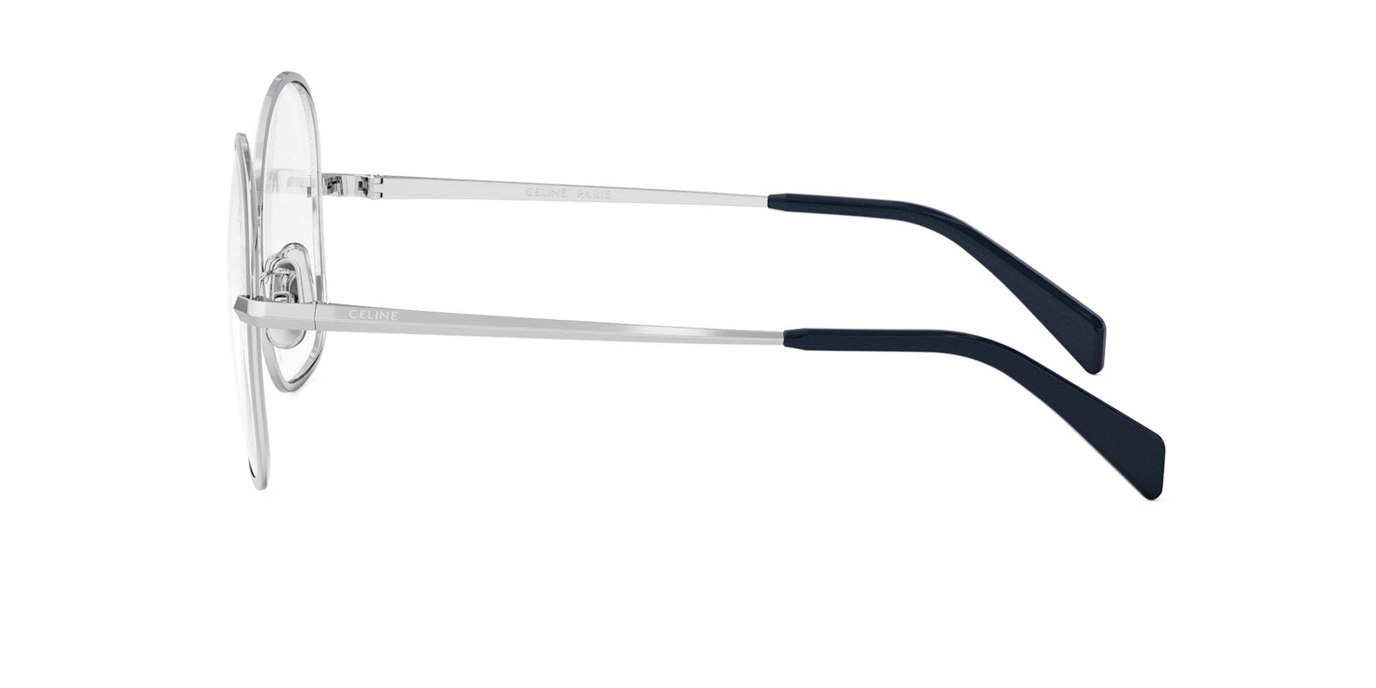 Celine Logo Flat Mirror In White