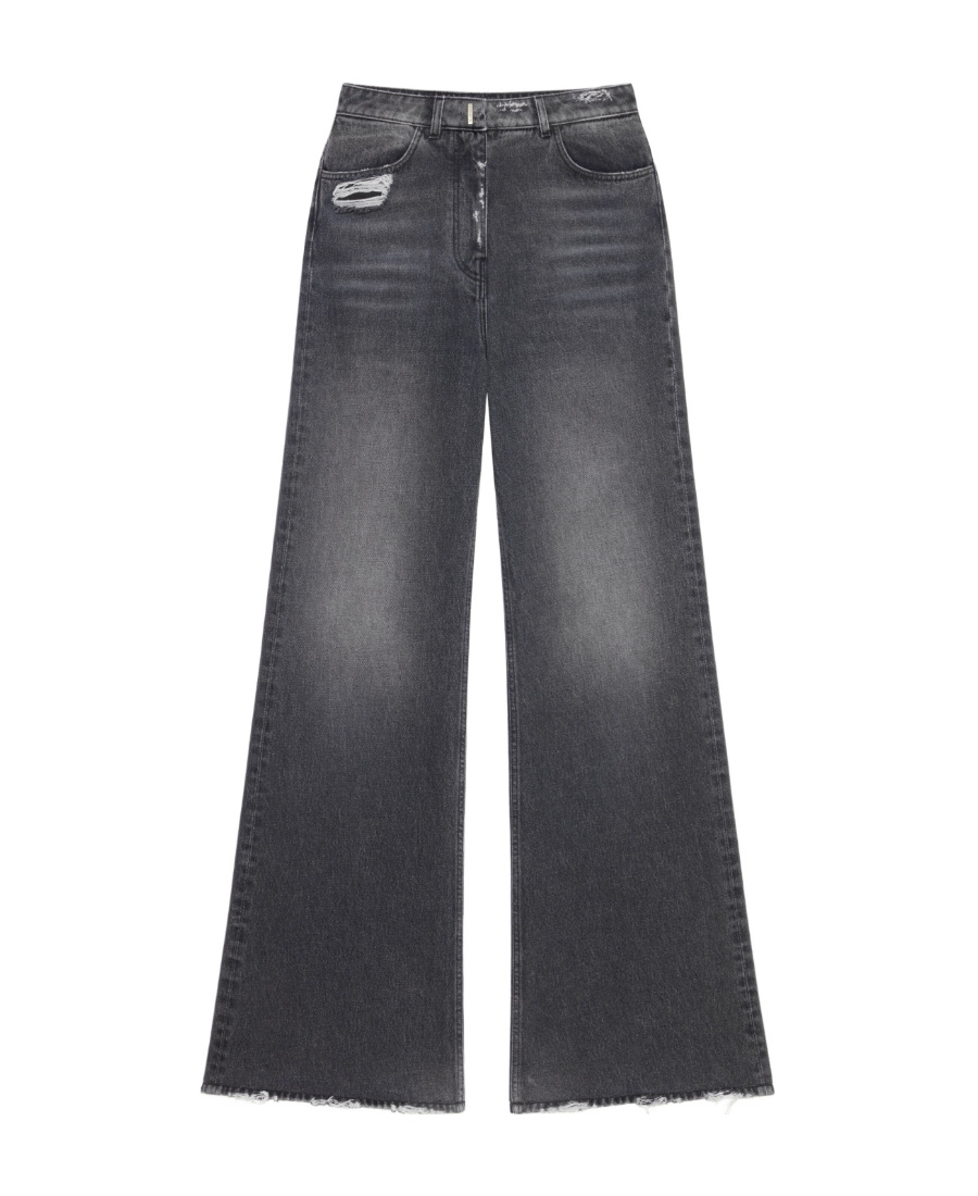Givenchy Mid-rise Flared Jeans In Black