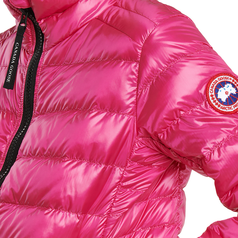 Shop Canada Goose Cypress Hooded Down Jacket In Pink