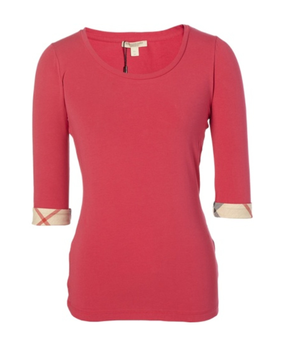 Burberry Medium-sleeved T-shirt In Red