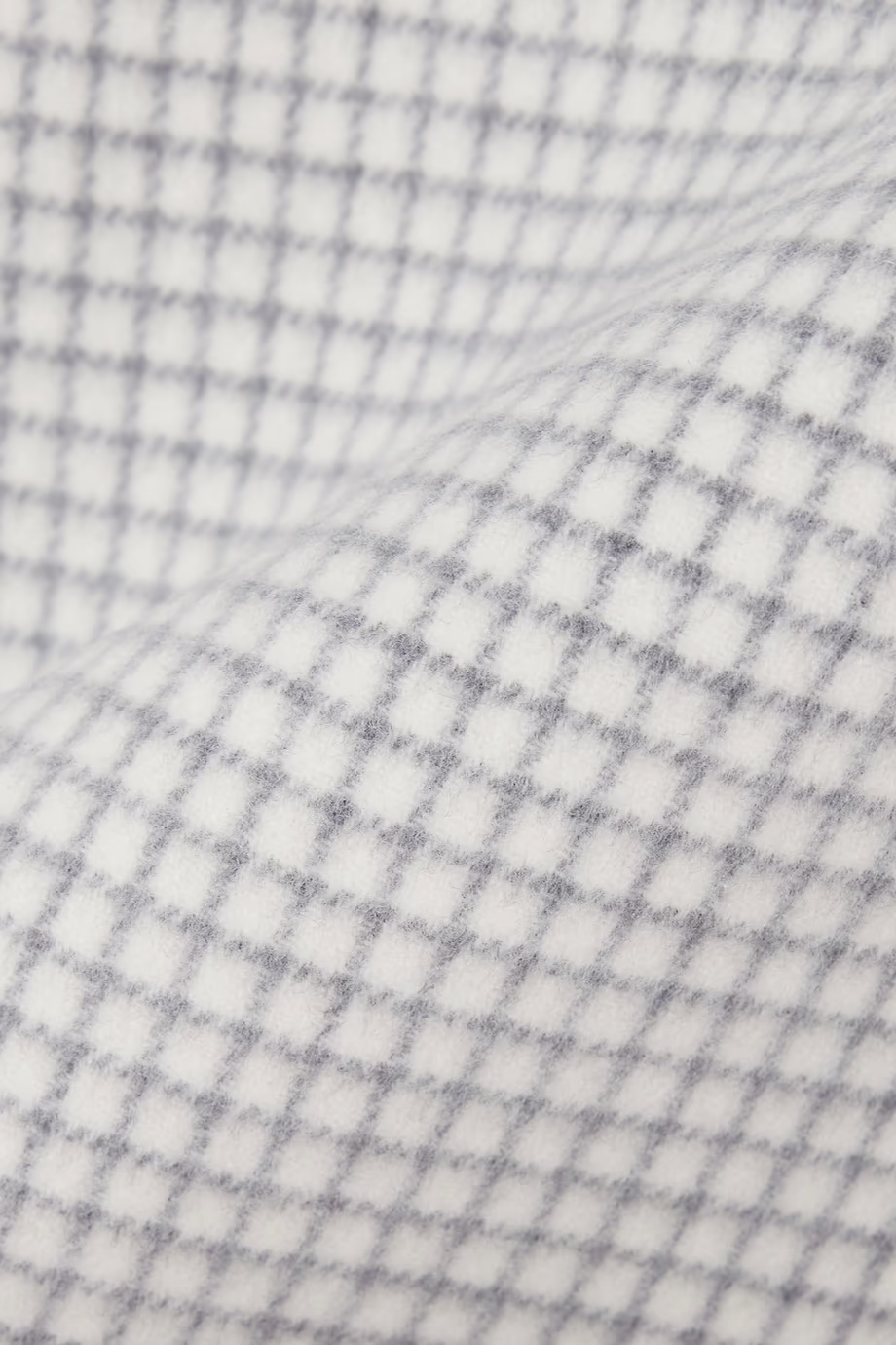 Theory Checked Wool Miniskirt In White