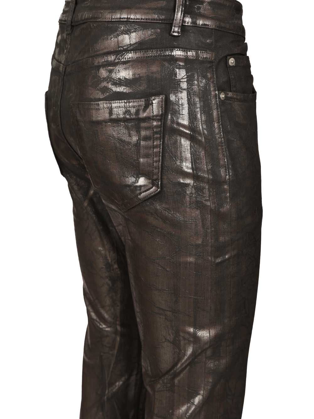 Rick Owens Drkshdw Detroit Cut Slim Fit Jeans In Brown