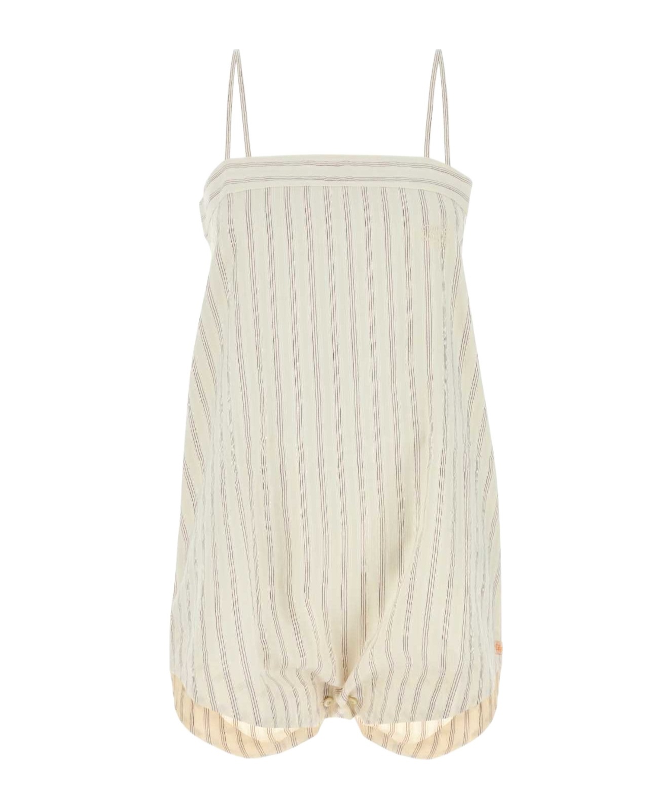 Bode Embroidered Cotton Jumpsuit