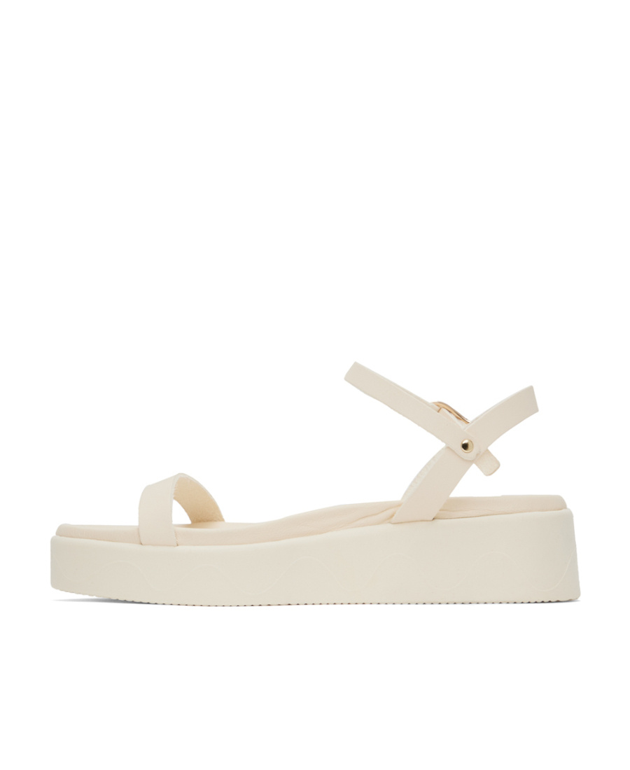 Ancient Greek Sandals Irida Platform Sandals Off White In Neutral