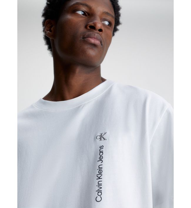 Calvin Klein Jeans Est.1978 Logo-print Cotton T-shirt In White