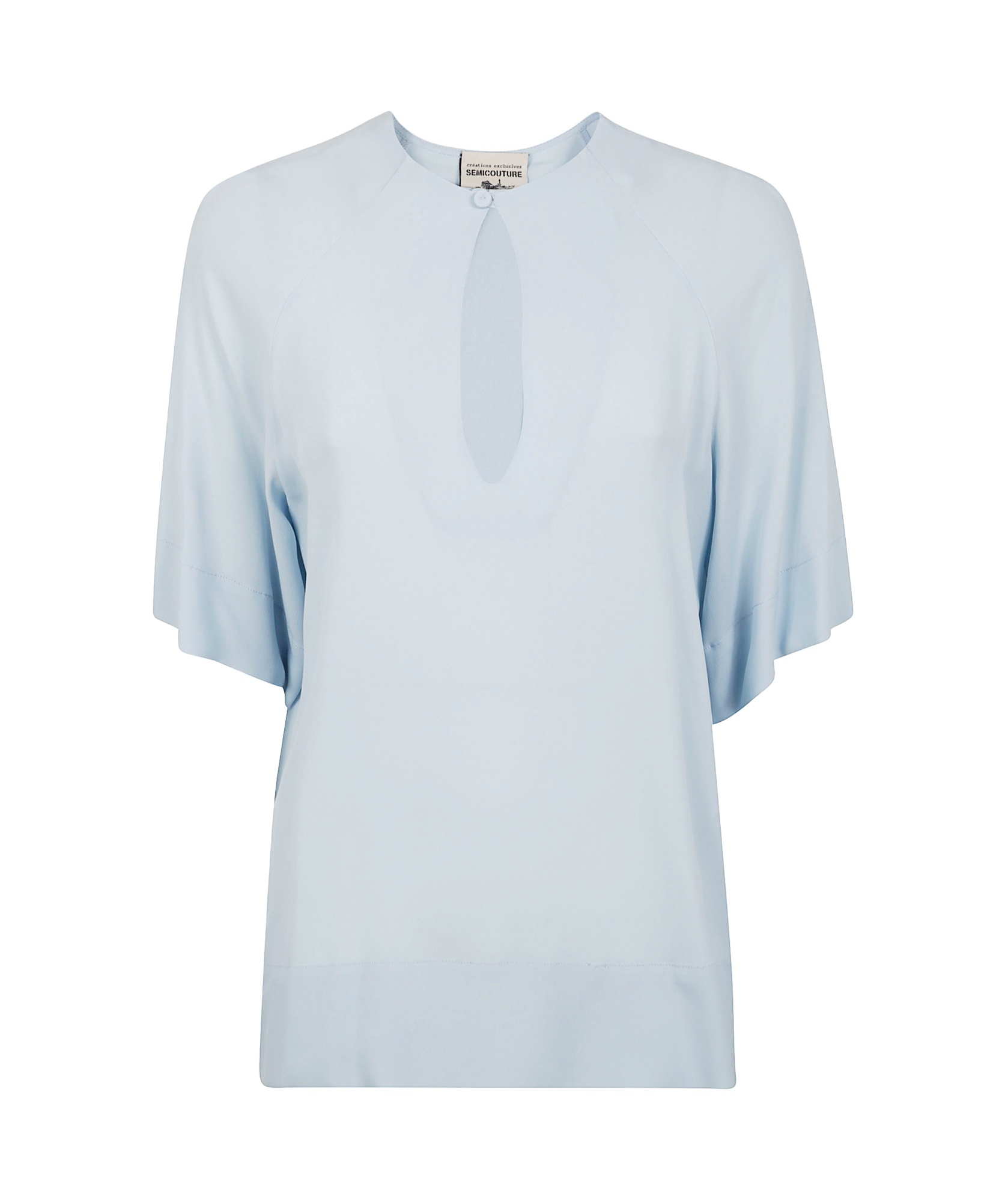 SEMICOUTURE CUT-OUT BLOUSE