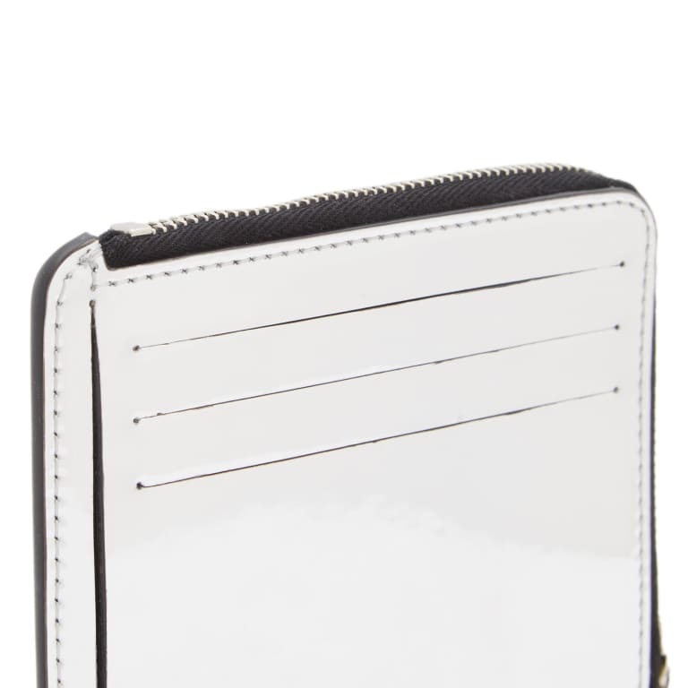 Acne Studios Zipper Wallet In White