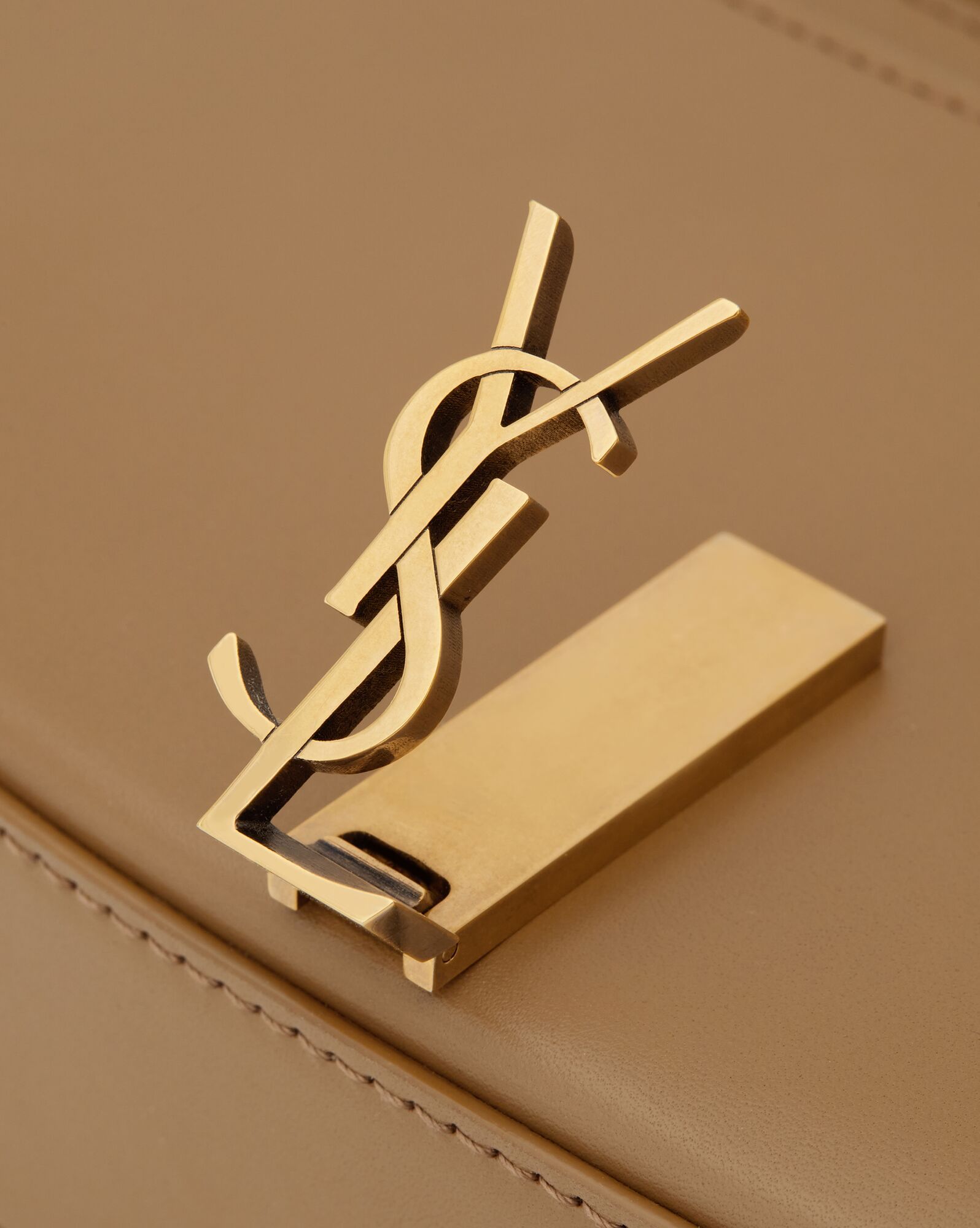 Saint Laurent Mini Voltaire Shoulder Bag In Brown