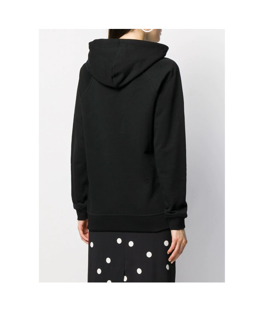 Kenzo Logo Embroidered Hooded Sweater In Black