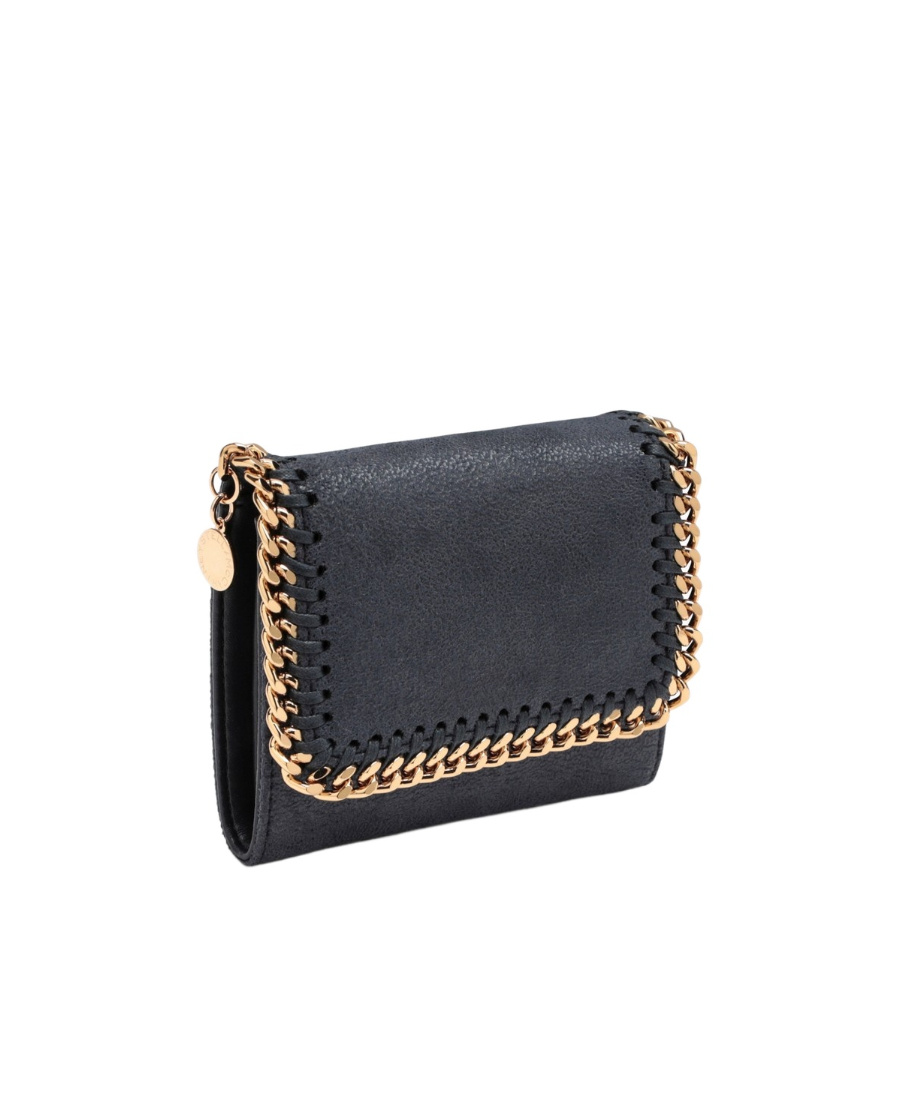 Stella Mccartney Logo Wallet In Black